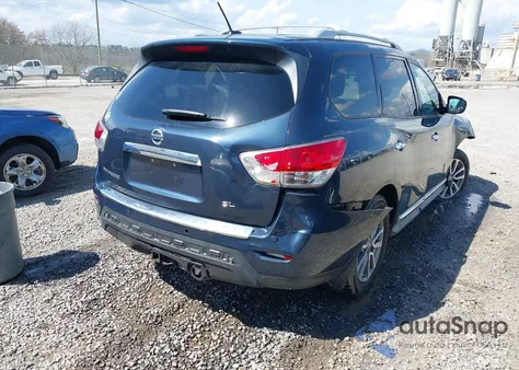 2016 Nissan Pathfinder Sl из США, поврежденный, VIN 5N1AR2MN8GC604783